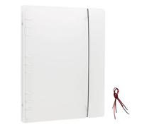 Cubierta de carpeta de anillas flexibles de transparente multiusos para planificadores de diarios y notas con diseño de construcción impermeable Cubierta de carpeta transparente