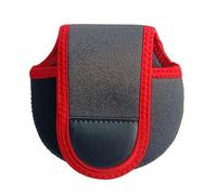 Cubierta de carrete de pesca portátil para carretes de cebo de neopreno para protección y estilo (rojo)
