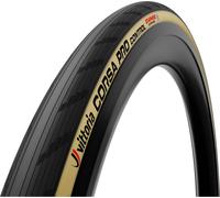 Neumático de carretera 700x28c ts Vittoria Corsa Pro Control TLR negro/beige gr