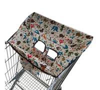 Cubierta de carrito de compras para bebés - Carreras de carros para niños limpiables de asiento | Linda portada de compras de compras impresas para bebés, niña de niño de polvo seguro para n