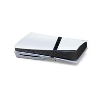 Cubierta de centro de host para PS5 Pro,Pegatinas de piel de fibra de carbono de consola,Película de protección de parte central consola de juegos para PS5 Pro (Fibra Carbono Negro)