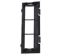 Cubierta de cepillo de rodillo principal de repuesto compatible con Mova S800 E10 E20 Pro Plus y para Trouver E20 E20 Pro Plus Robot Aspirador Funda protectora de plástico negro para protección de
