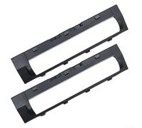Cubierta de cepillo principal para Roborock G30 Space - Pieza de repuesto de protector de plástico - Kit de accesorios para aspiradora - Fácil instalación - Gris (paquete de 2)
