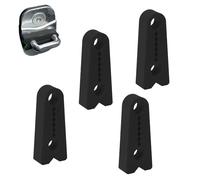 Cubierta De Cerradura para Puerta De Vehículo,Alta Elasticidad Ajuste Seguro,Amortiguadores De Silicona para Puertas De Coche | para Sedán Autocaravana Monovolumen Camioneta Uso Urbano