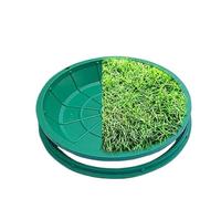 cubierta de césped incrustado, Tapa de alcantarilla resina, cubierta inspección cuenca aguas residuales for patio césped, cuadrado redondo, 40-100 cm(Round 70 * 70CM/27.5 * 27.5IN)