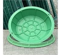 cubierta de césped incrustado, Tapa de boca resina for tamaños múltiples del cuadrado redondo las aguas residuales tanque séptico(Round 70 * 70CM/27.5 * 27.5IN)