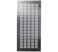 Cubierta de chasis ventilada de aluminio para montaje en rack peque o BUD Industries C-14431, 43,28 cm de largo x 20,32 cm de ancho x 0,13 cm de