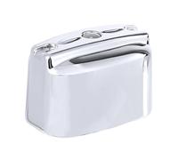 Cubierta de cilindro maestro de freno trasero de aluminio cromado compatible con Harley 2000-2017 Protectode disco de freno delantero