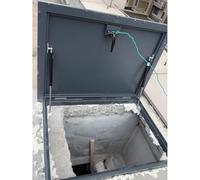 Cubierta de claraboya Personalizable con Accesorios: trampilla de Techo Altamente sellada para techos Inclinados y Planos, Acceso Universal para Mantenimiento, 90 x 70 cm (35,4 x 27,6 pulgad