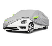 Cubierta de Coche para VW Beetle 1960-1980, Cubierta para VW Beetle con protección contra el Viento y Puerta con Cremallera, protección para Todo el año, Nieve, Sol, Polvo