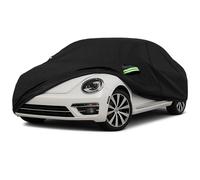 Cubierta de Coche para VW Beetle 1980-2022, Cubierta para VW Beetle con protección contra el Viento y Puerta con Cremallera, protección para Todo el año, Nieve, Sol, Polvo