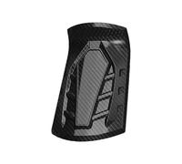 Cubierta de combustible para motocicleta, patrón de fibra de carbono sumergida en agua, mejora la defensa de los bordes para bicicleta Xmax250, fácil instalación, cubierta de depósito de combustible