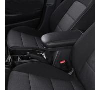 Cubierta de compartimento reposabrazos coche, central, modificación aumento y alargamiento para MG ZS(Black-black)
