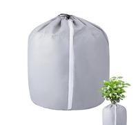 Cubierta de congelación de plantas, tela Oxford de invierno, protección contra heladas, protección contra heladas, cubierta de árbol para clima frío, tela reutilizable con cremalleras para árboles