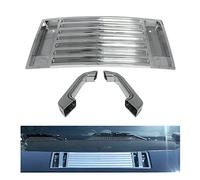 LOSTAR Cubierta de capó V-ent cubierta de mango de panel para Hum-mer H2 2003-2009, cromo