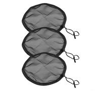 Cubierta de cubo de lluvia de 30 cm, paquete de 3 unidades, red de agua para jardín al aire libre, cubierta protectora de filtro de pantalla para