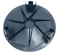 Cubierta de cubo de rueda de plástico negro prolongada diseñada para cortacéspedes robóticos A1 A1 ProA2, instalación simple a presión que bloquea la suciedad y los desechos como práctico accesorio