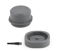 Cubierta de cuchilla y tapa de recipiente para licuadora portátil Ninja Blast, compatible con las series BC100/BC151, accesorios de tapa a prueba de fugas, parte portátil, color gris