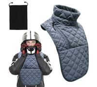 Cubierta de cuello de invierno - Bufanda impermeable a prueba de viento ajustable, de cuello suave y suave para la piel, para el pecho, accesorio de deportes al aire libre para senderismo