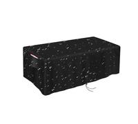 Cubierta de cuenco de fuego para patio - Protector al aire libre resistente a la intemperie, cubierta resistente | Cubierta de chimenea cuadrada UV e impermeable, diseño a prueba de fugas