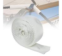 Cubierta de Cuerda de protección de Muelle Marino, Protector de línea de Amarre de Barco Resistente para líneas de hasta 1 Pulgada, Equipo de Anclaje de Acoplamiento de Vela para yate (6.5 pies)