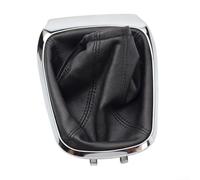 Cubierta de cuero compatible con perilla de cambio de marchas OEM para Chevrolet para Sonic Aveo para T300 2011 a 2015 versiones de cabeza corta y larga REVO0213 REVO0203 (sin letras)