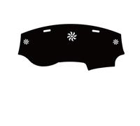 Cubierta De Cuero De Fibra De Carbono Tablero De Instrumentos De Coche Alfombrilla Parasol para Chrysler 300C 2011-2018 Accesorios Interior Coche(Black Red)