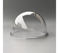 Cubierta de cúpula transparente de policarbonato de 3.6 pulgadas, repuesto de lente de plexiglás transparente, cubierta protectora de seguridad para cámara CCTV, tamaño 98.8 x 59.4 mm