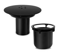 Cubierta de Desagüe de Ducha de 115MM Flujo Rápido Tapa Desague Ducha con Filtro Desague Ducha Redondo para Salida de Drenaje de 90 mm para Baño Inodoro Lavandería