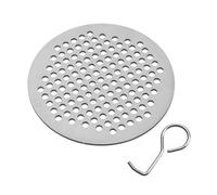 Cubierta de desagüe de ducha de acero inoxidable, coladores de pelo, filtro redondo para fregadero, baño, cocina, desagües de piso (16 cm)