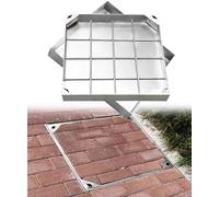 Cubierta de desagüe invisible de acero inoxidable 304 con gancho de elevación, 40 x 60 cm, Sk Silver H HeavyDu D Solut para un uso duradero