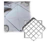 Cubierta de desagüe invisible de acero inoxidable para par Sidewal & StreetsF tapa de alcantarilla para zonas de alto tránsito (70 x 100 cm), diseño Sk resistente a la intemperie