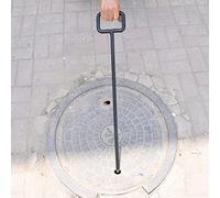 Cubierta de desagüe PRY Barra de 16.5 "31.1" Gancos de elevación de Gancho para la Cubierta de Cuenca de Aguas residuales/Tapa del Tanque séptico/Cubierta de Drenaje/Tapas de manejo, manija