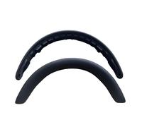 Cubierta de diadema de cuero de cordero Premium compatible con auriculares Bowers & Wilkins PX7S2 y PX8 Black