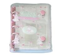 Cubierta de diario - M5 Clear School Supplies PVC Organizador Case Notebook Protector Stationery Accesorios para Adolescentes Chicos Mujeres Chicos Mujeres Home School Classroom Office Travel Road