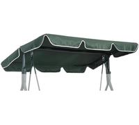 Cubierta de dosel for columpio de verano, repuesto de jardín, parte superior de 3 plazas, impermeable for silla al aire libre, banco de Patio(Green,142*120*18cm)