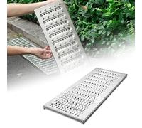 Cubierta De Drenaje Al Aire Libre, Rejilla De Desagüe De Canal, Resistente Cubierta De Alcantarillado De Jardín, Tapa De Canaleta Desague Para Garaje(58 * 15cm/22.8 * 5.9in)