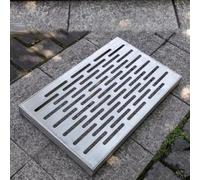 Cubierta de drenaje alcantarillado, cubierta exterior, rejilla acero inoxidable 304, cuadrada for ducha y jardín, bloqueador desechos protector hojas