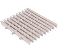 Cubierta de drenaje antivórtice de 25 cm para piscinas, rejilla de plástico ABS duradera, barandilla de canal de drenaje de desbordamiento, accesorio esencial de seguridad para piscina