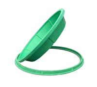 Cubierta de drenaje compuesta de resina invisible, tapa decorativa de alcantarillado, maceta, cubiertas de drenaje al aire libre para césped, redonda, 80 x 80 cm, y elegante accesorio de jardín