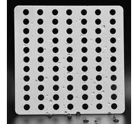 Cubierta de drenaje cuadrada para ducha, filtro de pelo, protectores de drenaje, protector de drenaje, cubierta de remolino, 1 unidad (11 x 11 cm)