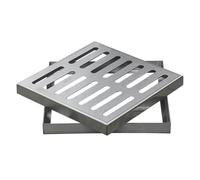 Cubierta de drenaje de acero 304 inless Heavy Du 880 libras Capaci 60 x 60 cm para ducha, baño, cocina, patio, uso al aire libre y diseño Slish