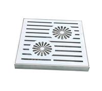 Cubierta de drenaje de acero inoxidable 304, colador de rejilla duradero para exteriores, para patio, jardín, granja, cubierta y drenaje de zanjas de alcantarillado, evita la acumulación de desechos