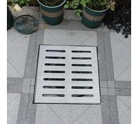 Cubierta de Drenaje de Acero Inoxidable Duradera: Rejilla Exterior Resistente para un Drenaje eficiente de Patios y Jardines, Resistente a la oxidación, fácil de Instalar, Ideal para la gest