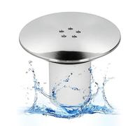 Cubierta de drenaje de ducha, evita r¨¢pidamente las aguas residuales, evita la obstrucci¨®n del cabello, cubierta de agujero de tap¨®n de ducha de pl¨¢stico con taza de inmersi¨®n blanca