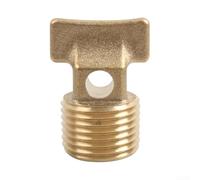 Cubierta de drenaje de garboard para barco, rosca NPT de 1/2 pulgada, latón macizo para uso marino, compatible con Four Winns Sea y otros cascos de barco (B)