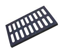 Cubierta de drenaje de hierro fundido pesado, rejilla cuadrada negra para uso en exteriores, cubierta de alcantarillado de metal para patio y granja, 70 x 70 x 3 cm