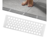 Cubierta de drenaje de malla adhesiva, trampa para el cabello sin obstrucciones, adhesivo de filtro, para desagüe de ducha, baño, cocina, lavandería, bañera y hogar