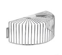 Cubierta de drenaje de piso de acero inoxidable anti rata con filtro de canalón, se adapta a sistemas de drenaje laterales y de esquina para una filtración fiable de desechos (310 mm)