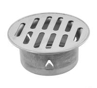 Cubierta de drenaje de piso extraíble, filtro de cubiertas de drenaje, cubierta de rejilla redonda, se conecta a tuberías de drenaje y accesorios, cubierta de drenaje al aire libre para césped, patio